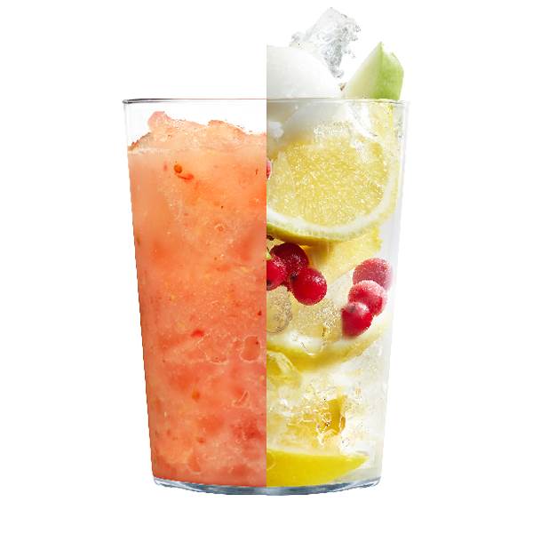 cool lemon berry L, סורבה לימון, אננס, לימון, חמוציות ותפוח סחוט.